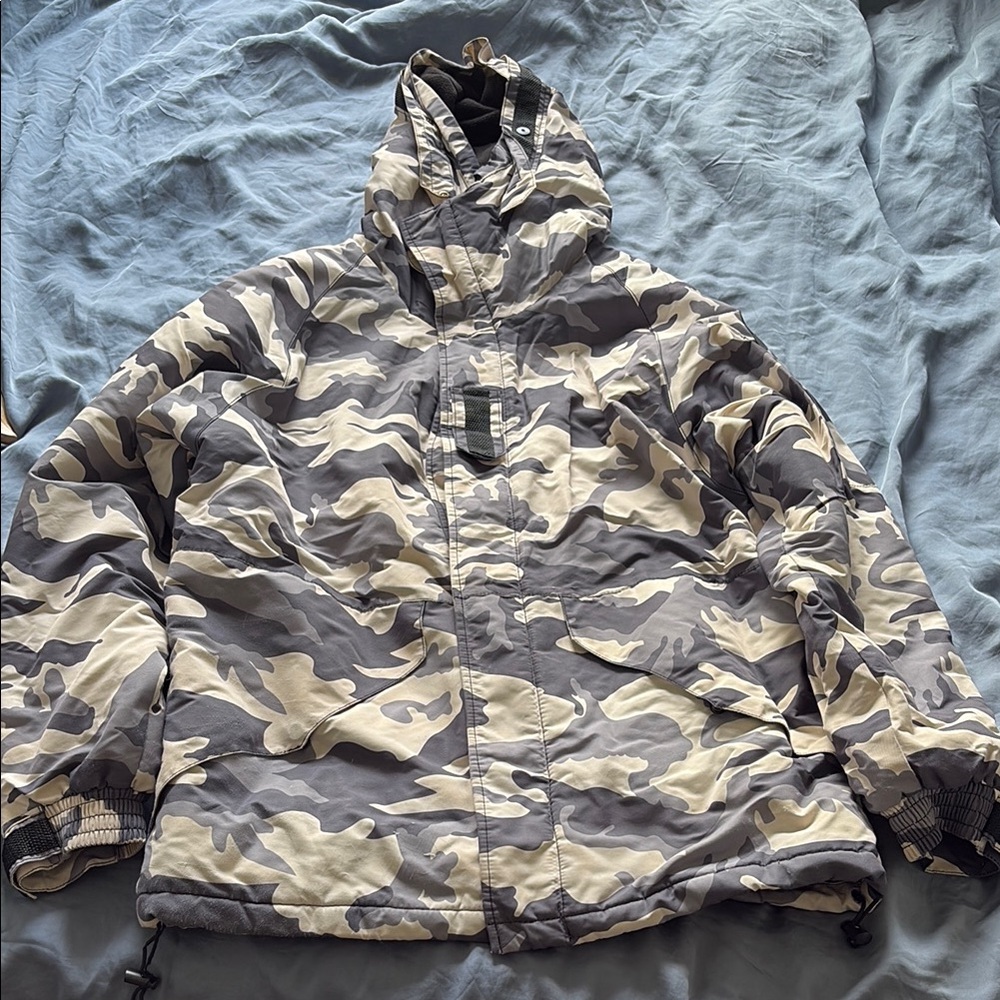 Men's Camouflage Ski & Snowboard Jacket